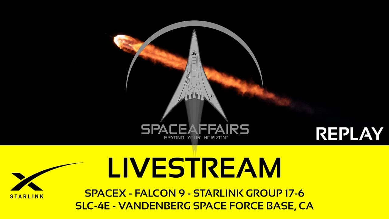 SpaceX - Falcon 9 - Starlink 17-6 - SLC-4E - Vandenberg SFB, CA - August 22, 2025