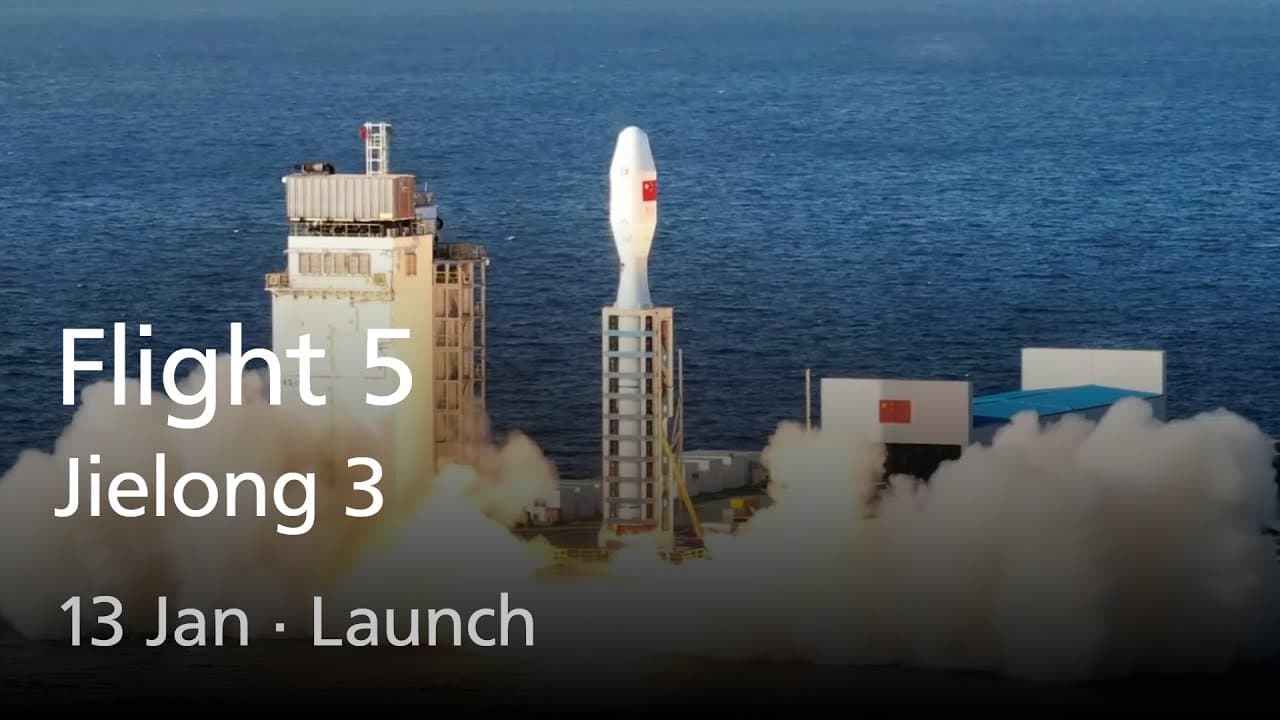 Live: Jielong 3 Flight 5 Launch (No Commentary)