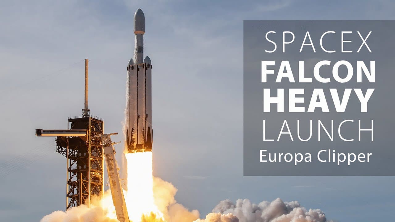 Watch live: SpaceX Falcon Heavy launches NASA's Europa Clipper mission to Jupiter's ocean moon