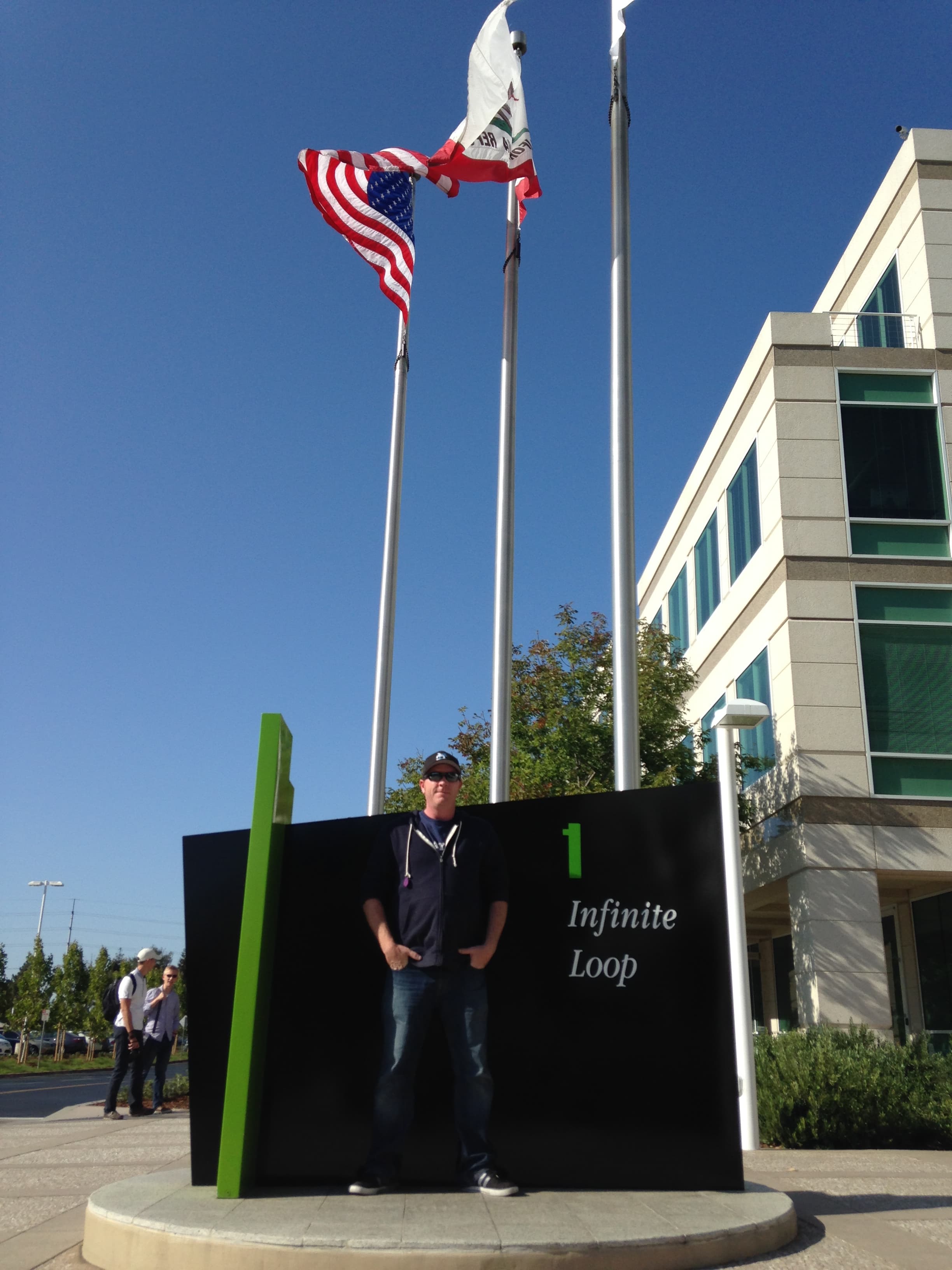 Eric at Apple HQ, 1 Infinite Loop