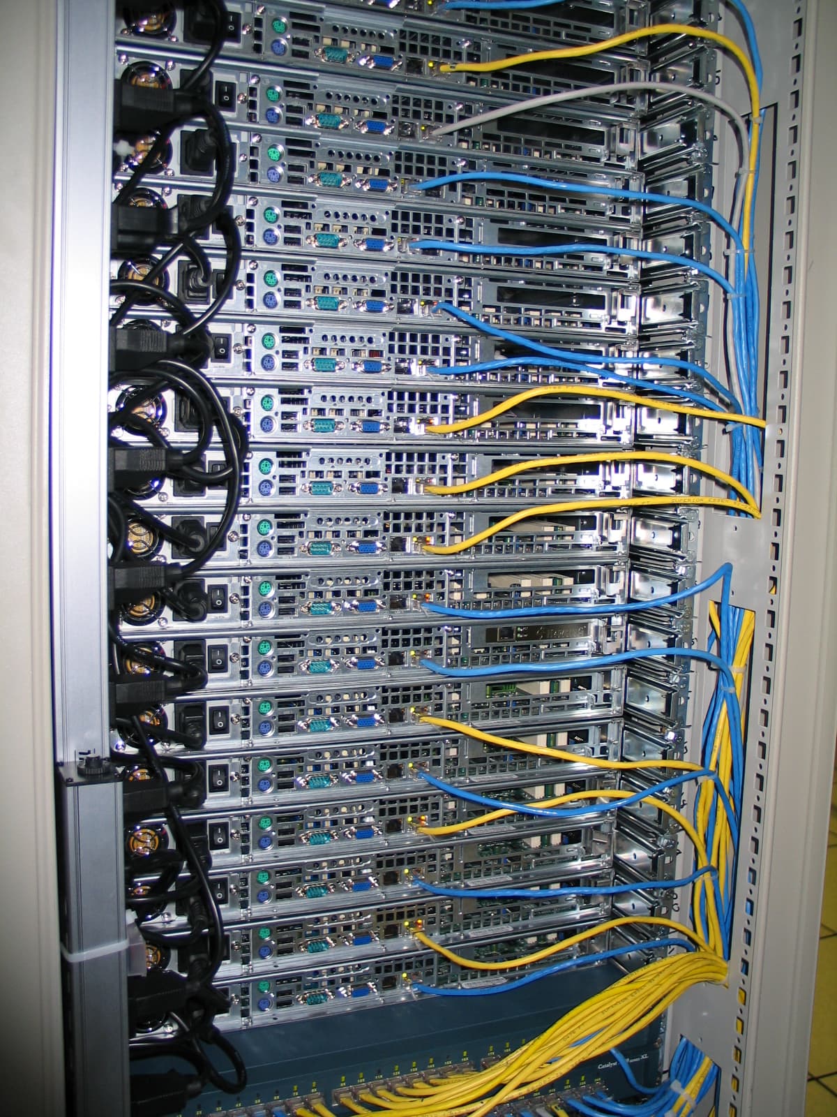 Eric with Datacenter Server Racks