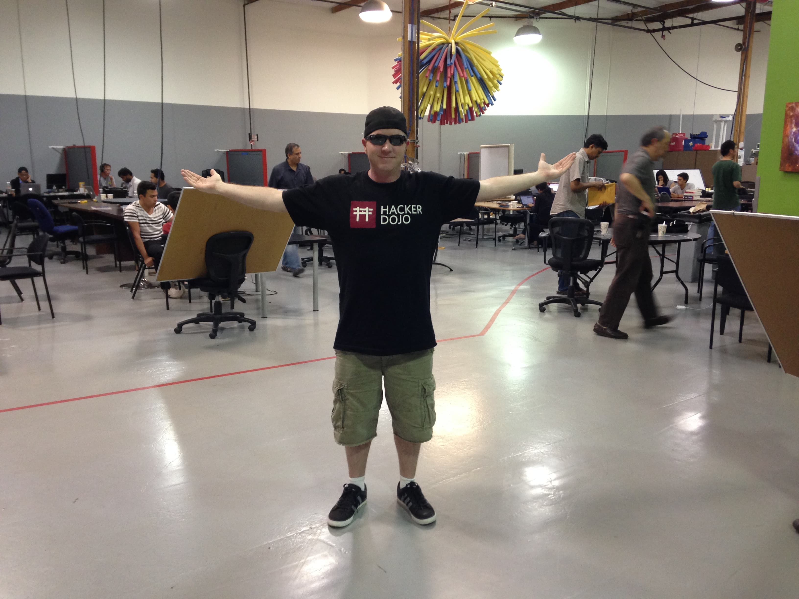 Eric at Hacker Dojo, Silicon Valley (2015)