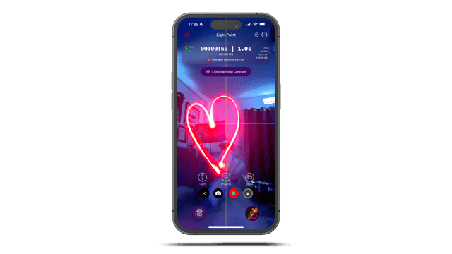 Light Paint App Interface