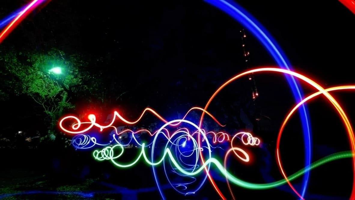 Light Painting Example