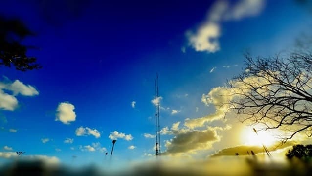 iPhone capturing a sunset timelapse
