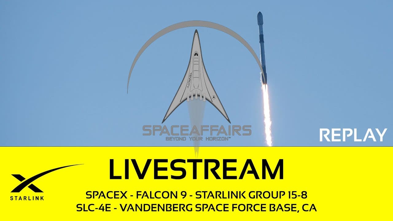 SpaceX - Falcon 9 - Starlink  15-8 - SLC-4E - Vandenberg SFB - June 8, 2025