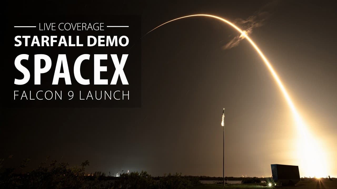 Live: SpaceX Falcon 9 rocket launches Starfall reentry demonstration mission from Cape Canaveral