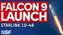 SpaceX Falcon 9 launches Starlink 10-48