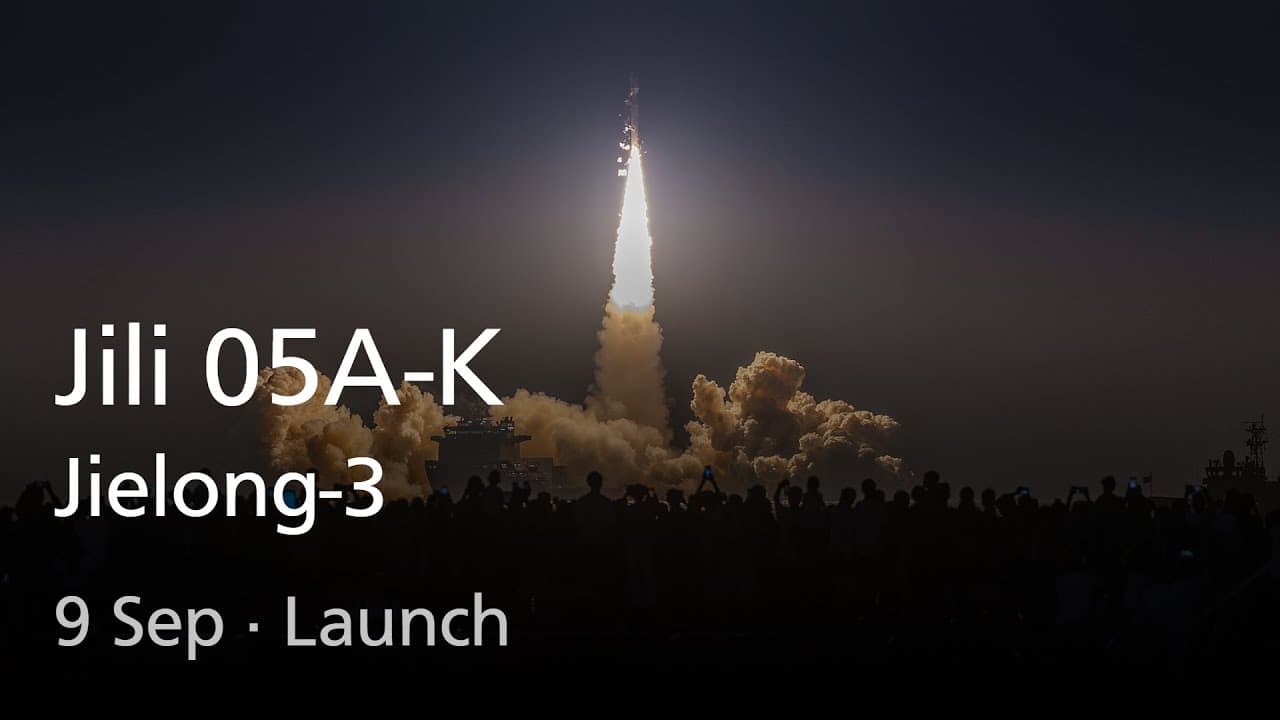 Live: Jielong-3 Jili 05A-K Launch (No Commentary)