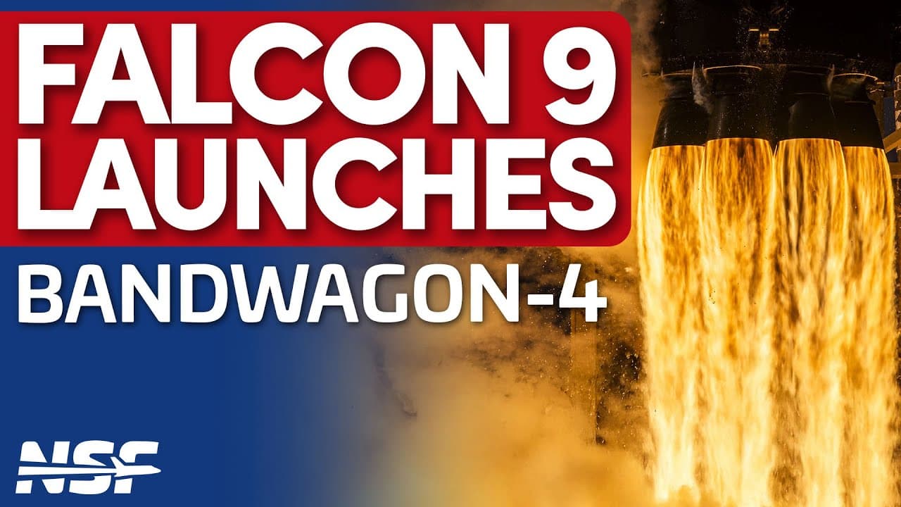 SpaceX Launches Bandwagon-4