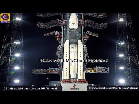 Launch of GSLV MkIII - M1 / Chandrayaan - 2 Mission – LIVE from Satish Dhawan Space Centre