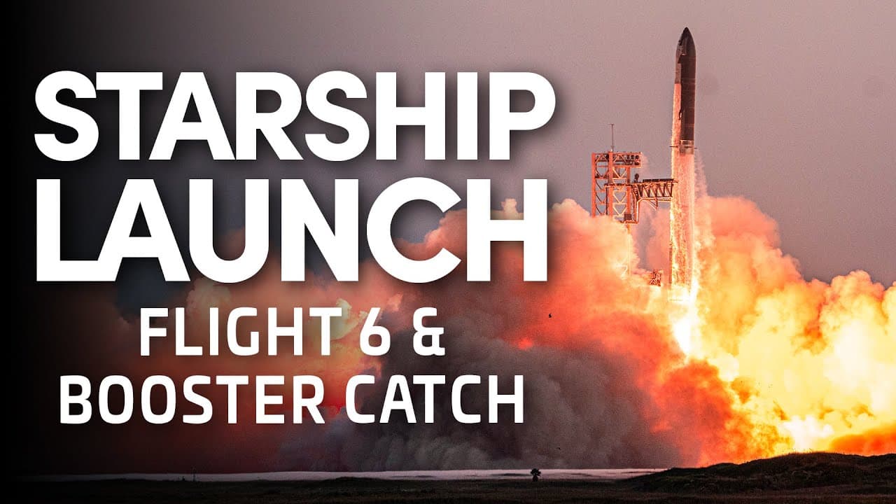 🔴FULL REPLAY: SpaceX Launches Starship Flight 6 (Booster Catch Aborted)