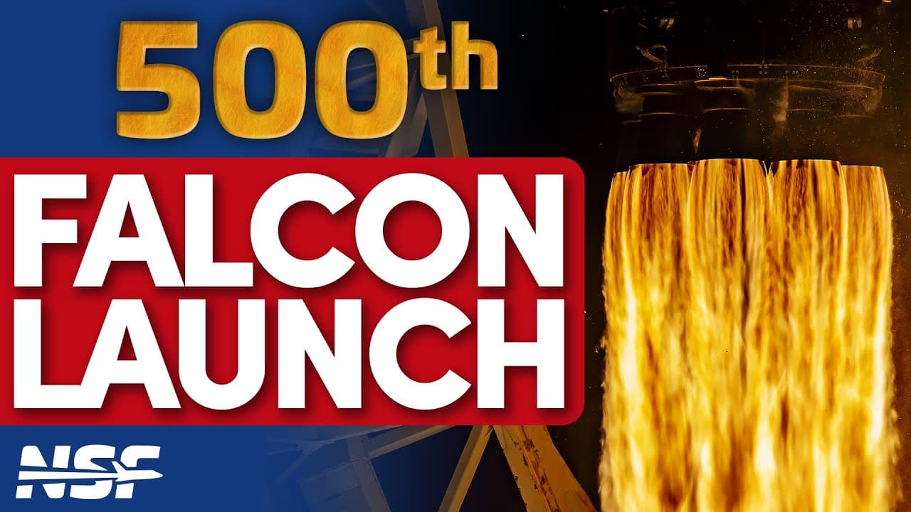 🚀 SpaceX Falcon 9 Launches Starlink Group 12-19 - The 500th Falcon Launch