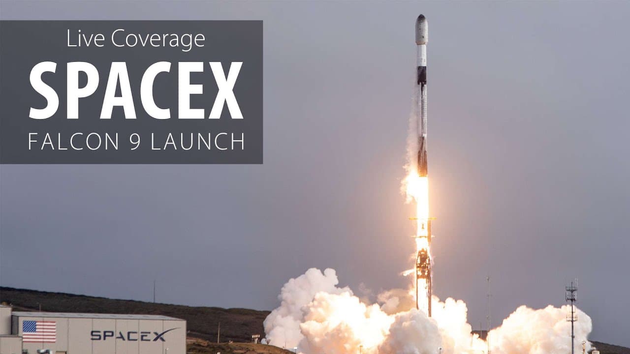 Watch live: West Coast Falcon 9 rocket to launch SpaceX Starlink satellites