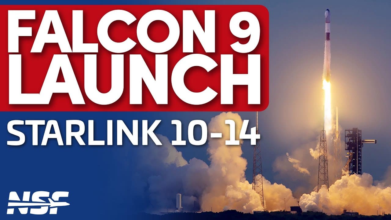 SpaceX Launches Starlink 10-14 Mission