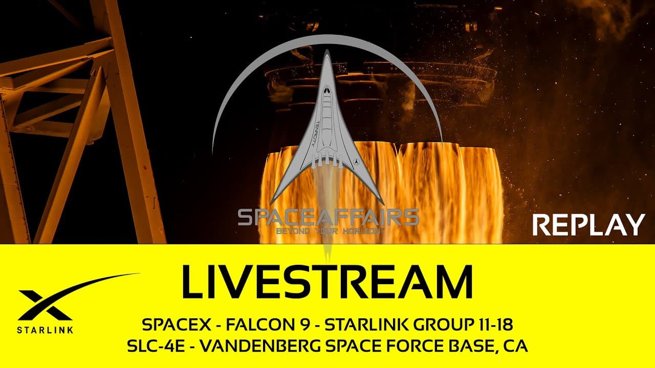 SpaceX - Falcon 9 - Starlink 11-18 - SLC-4E - Vandenberg SFB - May 31, 2025