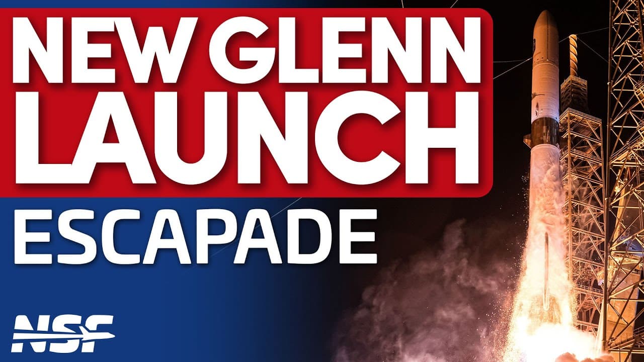 Blue Origin Launches & Lands New Glenn Flight 2 - NASA ESCAPADE Mission to Mars