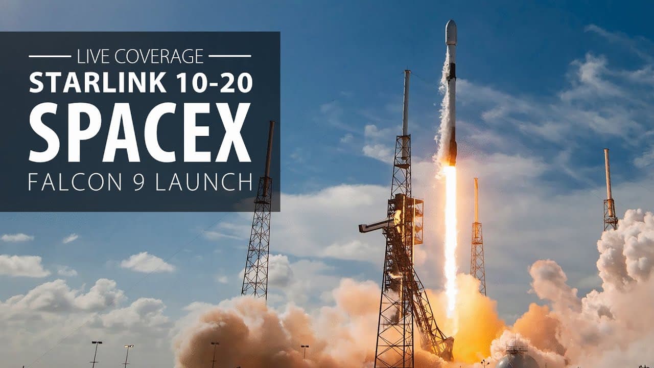 Watch live: SpaceX Falcon 9 rocket launches from Cape Canaveral carrying 28 Starlink satellites