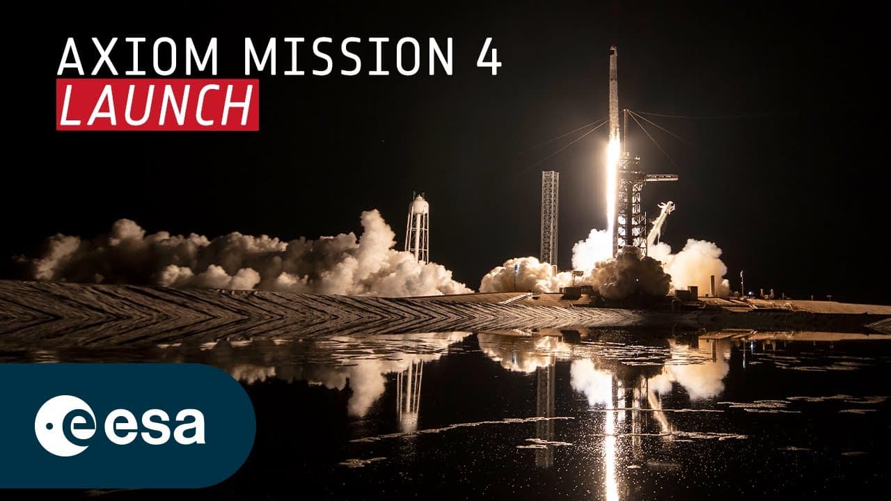 Launch of Axiom Mission 4 with Sławosz Uznański-Wiśniewski