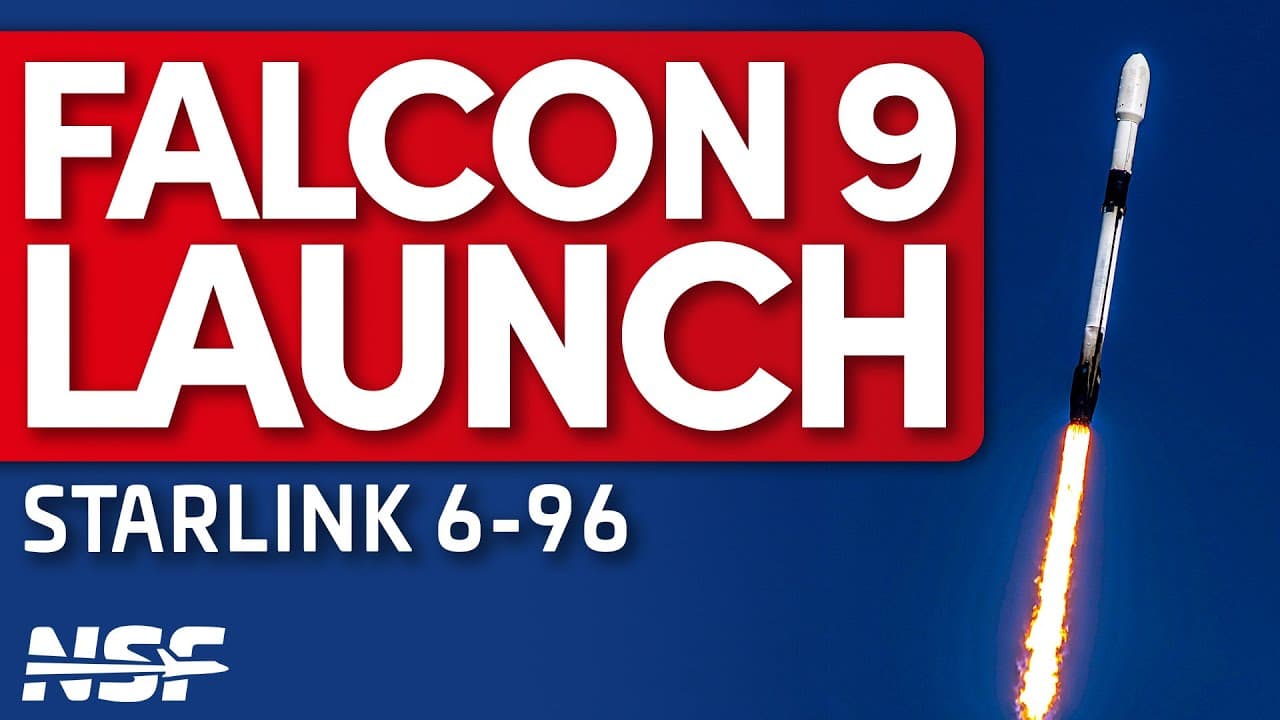 SpaceX Falcon 9 launches Starlink 6-96