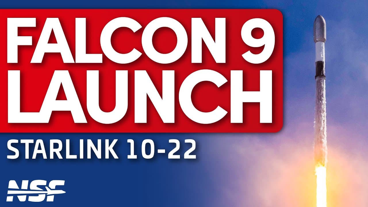 SpaceX Launches Starlink 10-22 Mission