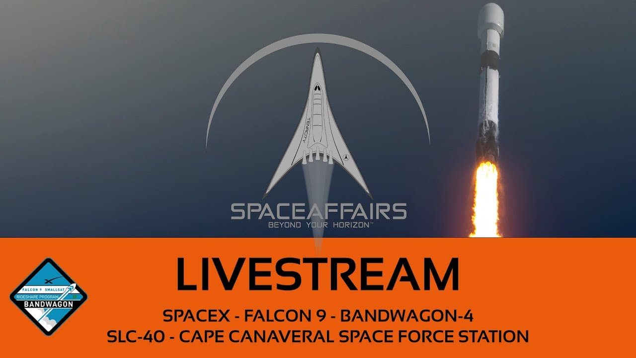 SpaceX - Falcon 9 - Bandwagon-4 - SLC-40 - Cape Canaveral SFS - Space Affairs Live