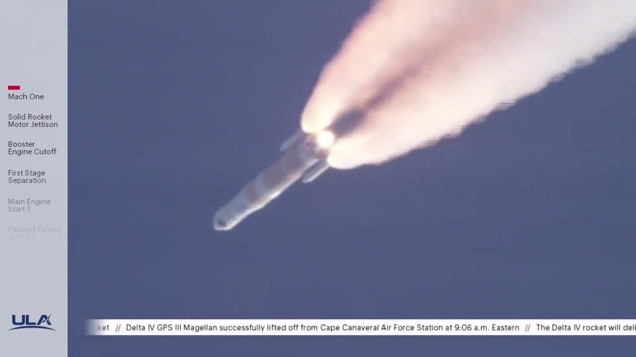 Watch the final launch of a Delta IV Medium - GPSIII SV02!
