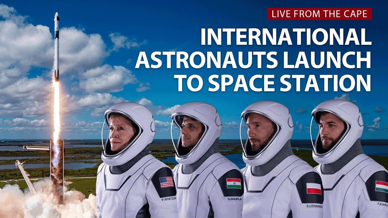 Live coverage: Commercial space station crew launch aboard new SpaceX Dragon