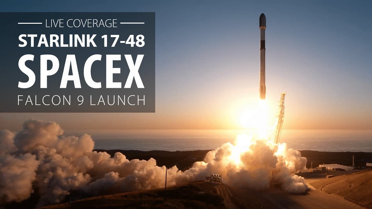 Live: SpaceX Falcon 9 rocket launches from California with 24 Starlink internet satellites