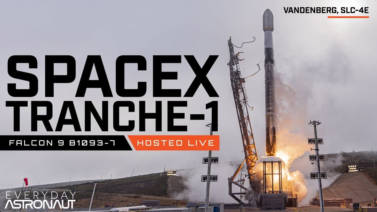 Watch SpaceX launch Tranche 1 Transport Layer C for Space Force!