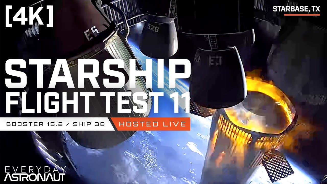 [4K] Watch the last Starship Version 2 launch // #Flight11
