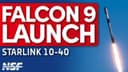 SpaceX Falcon 9 launches Starlink 10-40