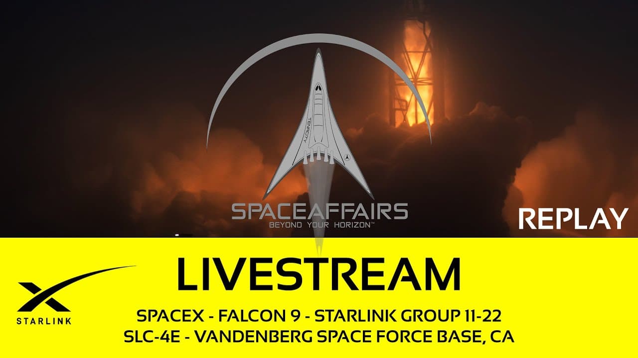 SpaceX - Falcon 9 - Starlink  11-22 - SLC-4E - Vandenberg SFB - June 5, 2025