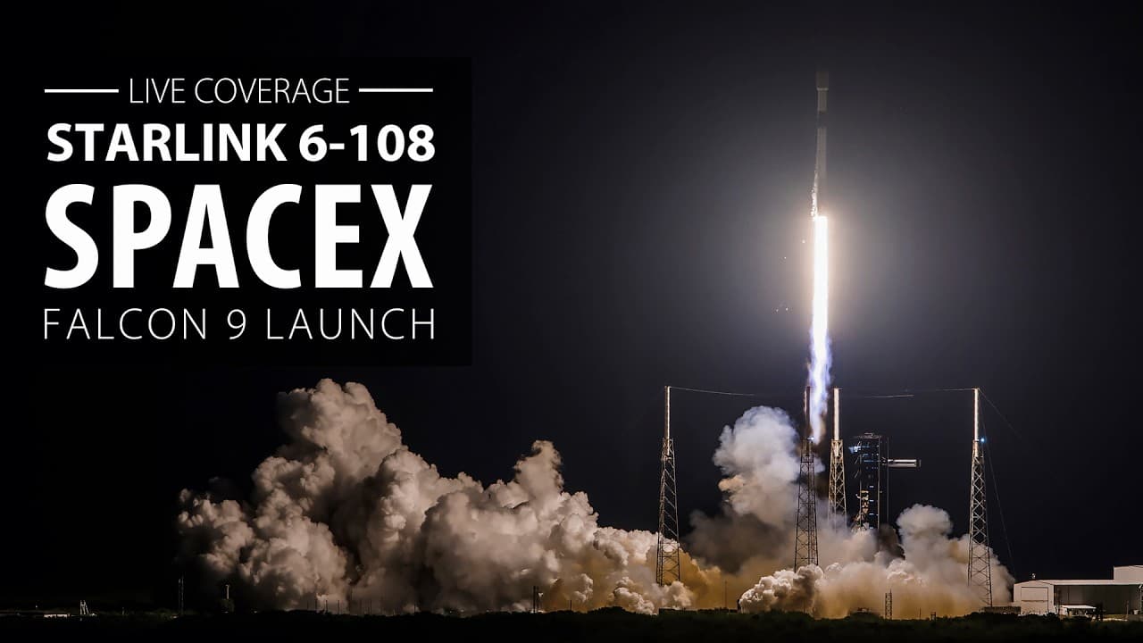 Live: SpaceX launches Falcon 9 rocket from Cape Canaveral with 29 Starlink internet satellites