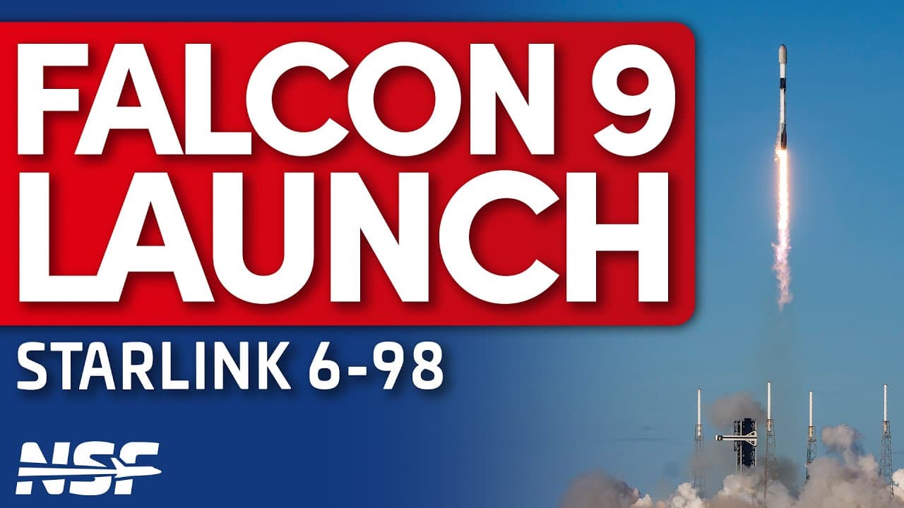 SpaceX Falcon 9 launches Starlink 6-98