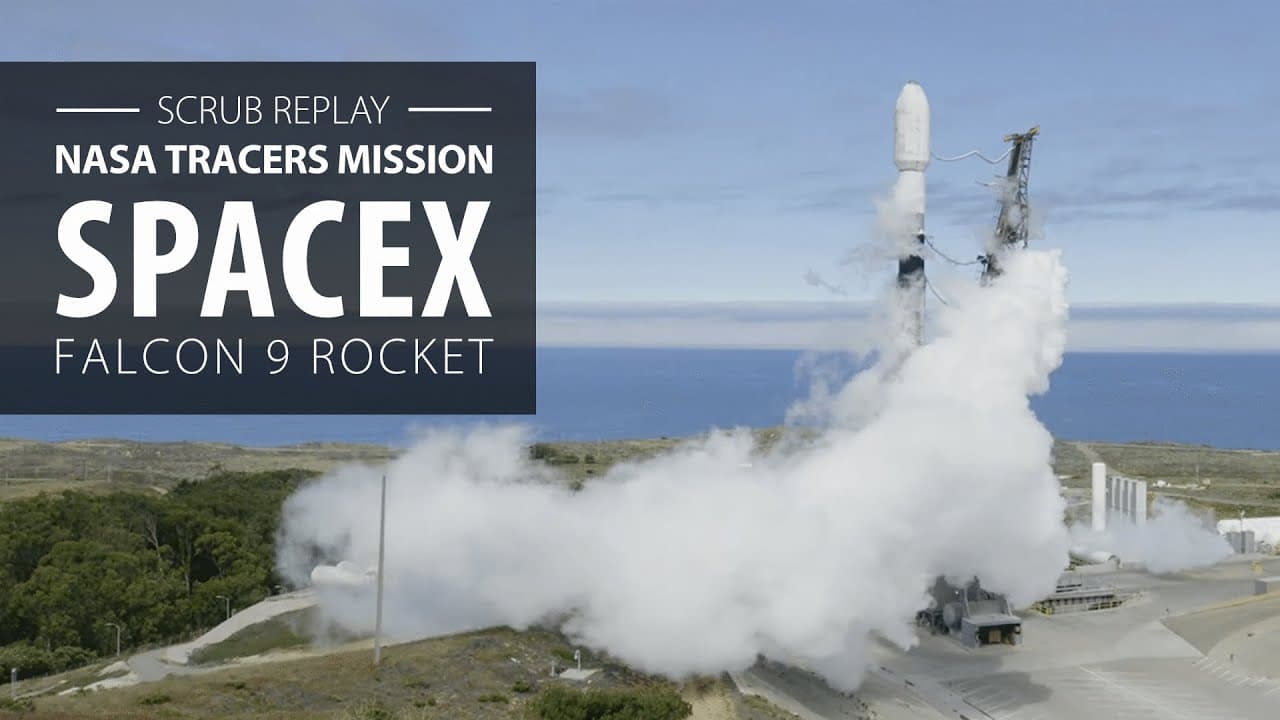 Watch live: SpaceX Falcon 9 rocket launches NASA's TRACERS, others from Vandenberg, California
