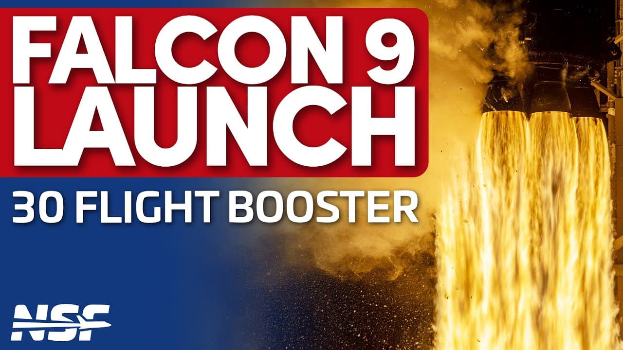 🚀 SpaceX Launches a Falcon 9 for the 30th Time - Starlink 10-11