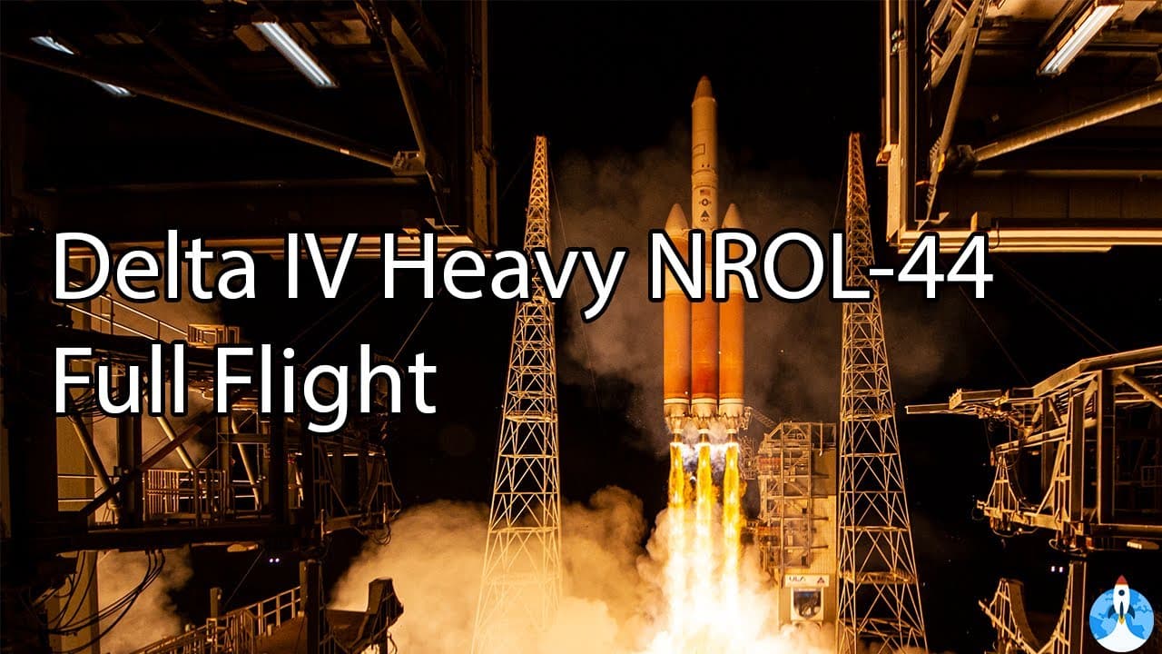 Delta IV Heavy NROL-44 Full Flight