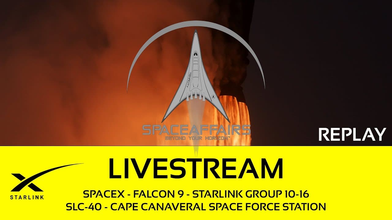 SpaceX - Falcon 9 - Starlink 10-16 - SLC-40 - Cape Canaveral SFS - June 25, 2025