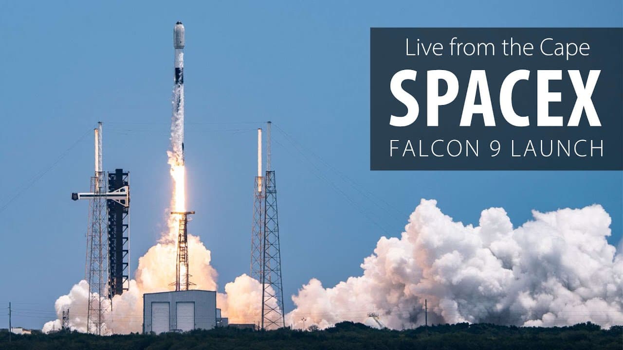 Watch live: SpaceX Falcon 9 rocket launches from Cape Canaveral with Starlink satellites