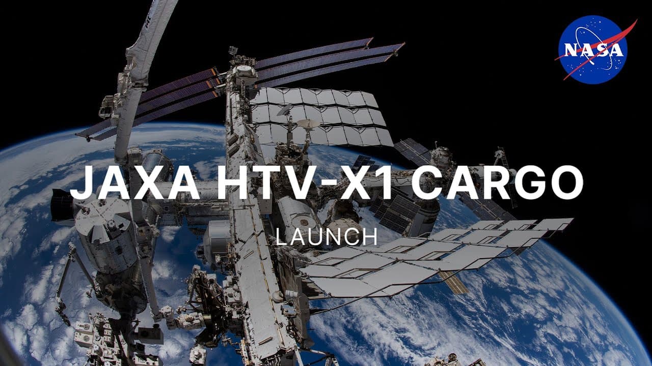 JAXA HTV-X1 Cargo Launch