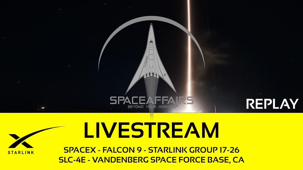 SpaceX - Falcon 9 - Starlink 17-26 - SLC-4E - Vandenberg SFB - February 25, 2026