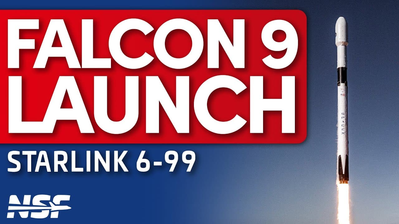 SpaceX Falcon 9 launches Starlink 6-99