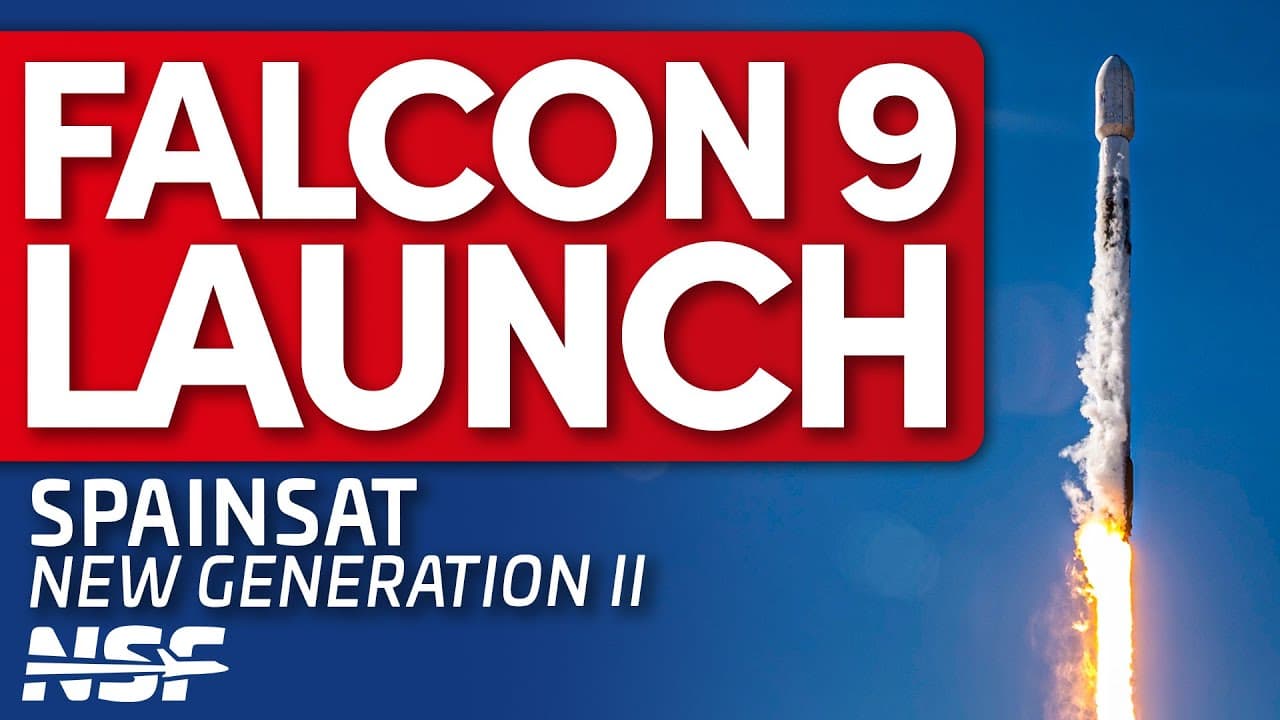 SpaceX Launches Spainsat-NG II