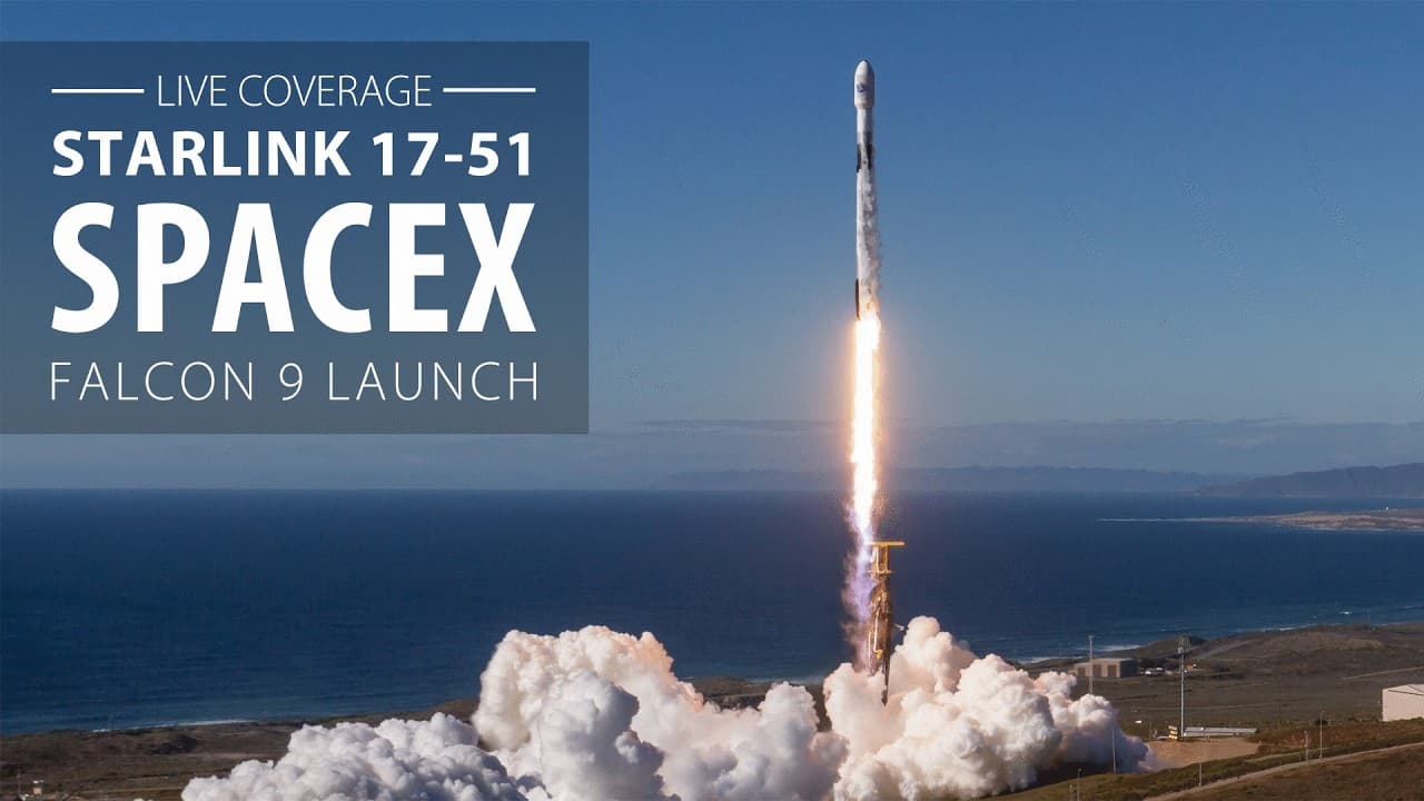Live: SpaceX Falcon 9 rocket launches from California with 24 Starlink internet satellites
