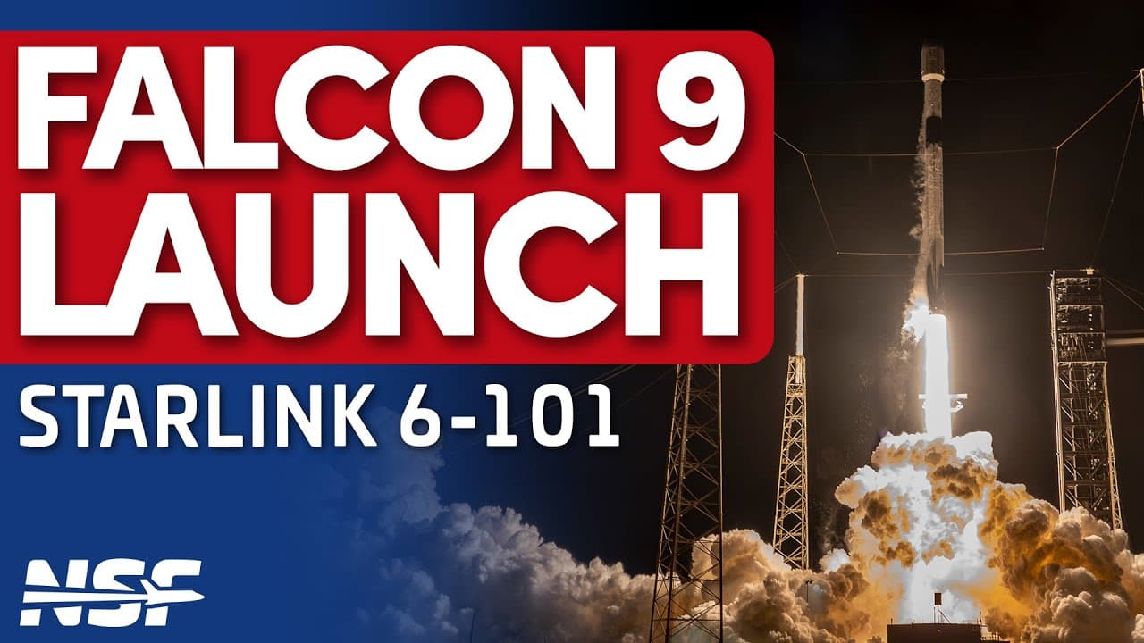 SpaceX Falcon 9 launches Starlink 6-101