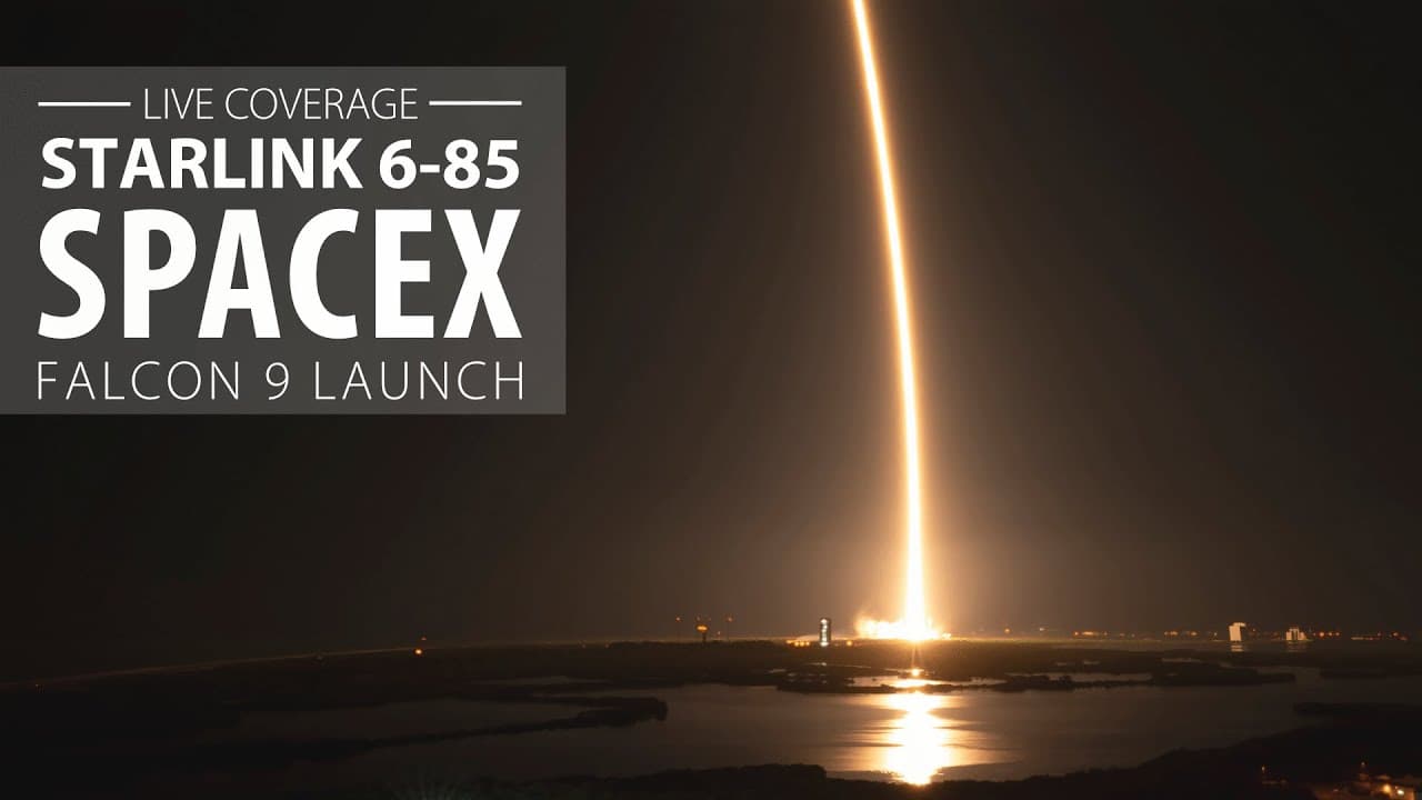 Watch Live: SpaceX Falcon 9 rocket launches Starlink satellites from Cape Canaveral