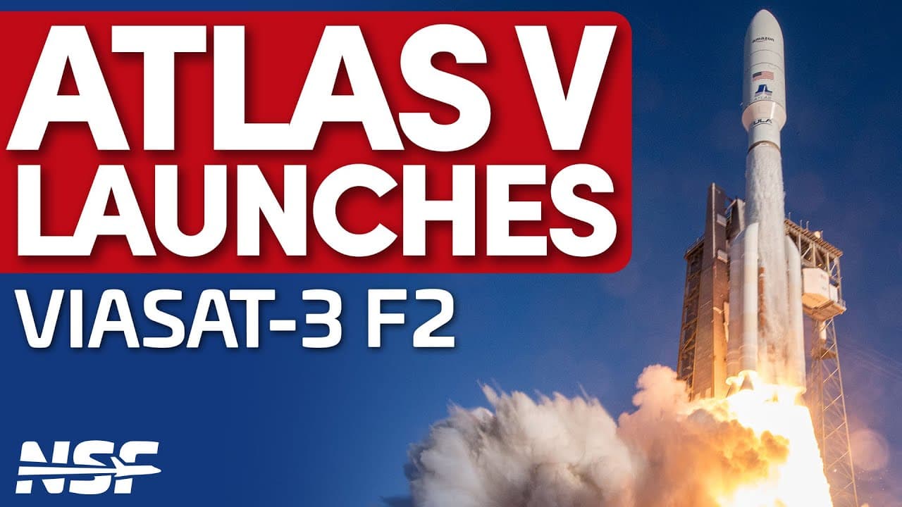 ULA Atlas V 551 launches Viasat-3 F2