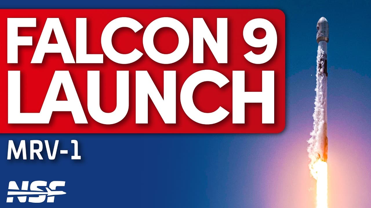 SpaceX Launches Falcon 9 with MRV-1