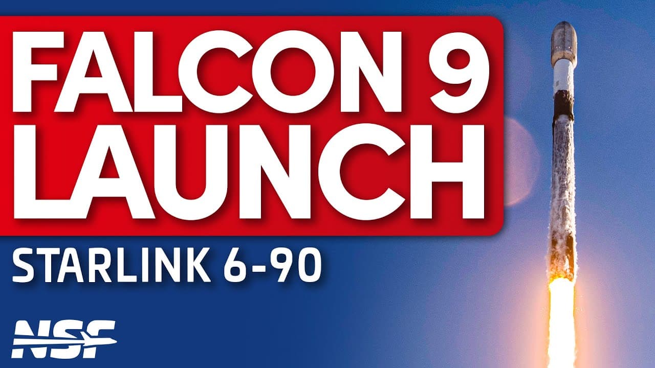SpaceX Falcon 9 launches Starlink 6-90